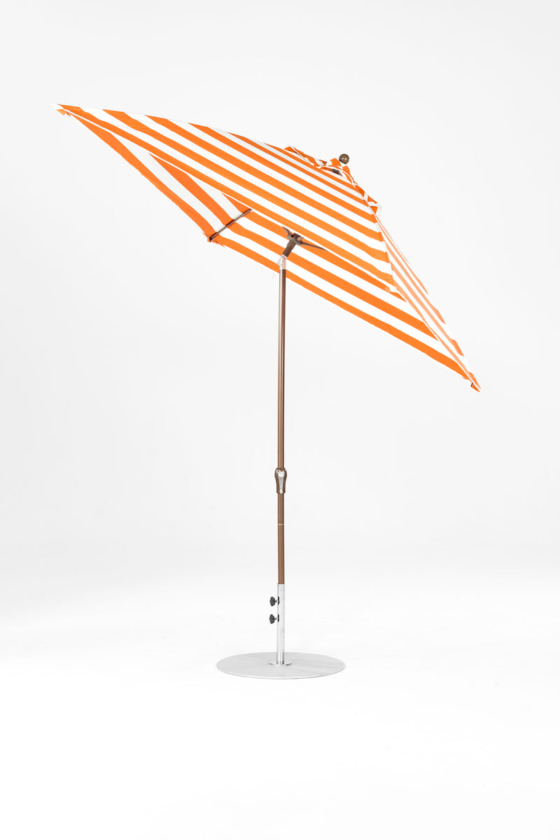 7.5 Ft Square Frankford Patio Umbrella | Crank Auto-Tilt Mechanism 7-5-ft-square-frankford-patio-umbrella-crank-auto-tilt-mechanism Frankford Umbrellas Frankford BZDesertBronze-OrangeStripe_e2c0d3d2-7963-44aa-b821-cd95ae2e12fd.jpg