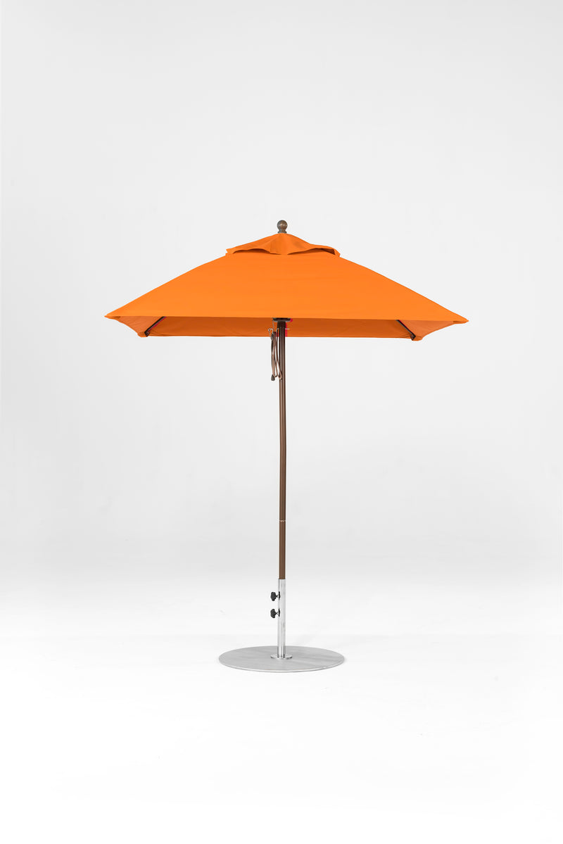 6.5 Ft Square Frankford Patio Umbrella | Pulley Lift Mechanism 6-5-ft-square-frankford-patio-umbrella-pulley-lift-matte-silver-frame-1 Frankford Umbrellas Frankford BZDesertBronze-Orange_392882fa-f358-4ada-94b1-f7d14fcc1b2d.jpg