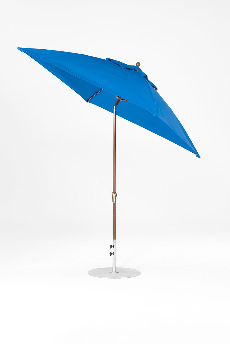 7.5 Ft Square Frankford Patio Umbrella | Crank Auto-Tilt Mechanism 7-5-ft-square-frankford-patio-umbrella-crank-auto-tilt-mechanism Frankford Umbrellas Frankford BZDesertBronze-PacificBlue_610f89d6-b9b7-4739-b091-0d7c4b7e2c73.jpg