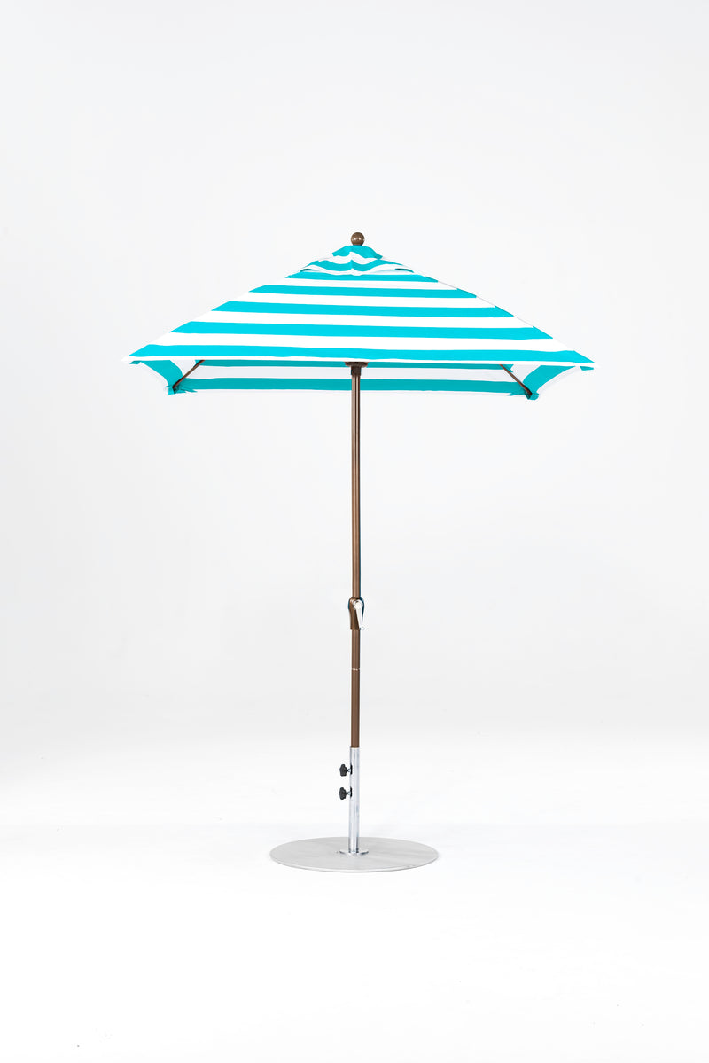 6.5 Ft Square Frankford Patio Umbrella | Crank Lift Mechanism 6-5-ft-square-frankford-patio-umbrella-crank-lift-mechanism Frankford Umbrellas Frankford BZDesertBronze-TurquoiseStripe_fe33503c-8ad2-46df-9b85-e955f60fdf77.jpg