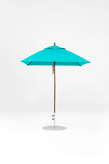 6.5 Ft Square Frankford Patio Umbrella | Pulley Lift Mechanism 6-5-ft-square-frankford-patio-umbrella-pulley-lift-matte-silver-frame-1 Frankford Umbrellas Frankford BZDesertBronze-Turquoise.jpg