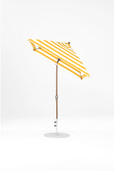 6.5 Ft Square Frankford Patio Umbrella | Crank Auto-Tilt Mechanism 6-5-ft-square-frankford-patio-umbrella-crank-auto-tilt-mechanism Frankford Umbrellas Frankford BZDesertBronze-YellowStripe_4fd71650-365e-4605-a06b-d59153c58621.jpg
