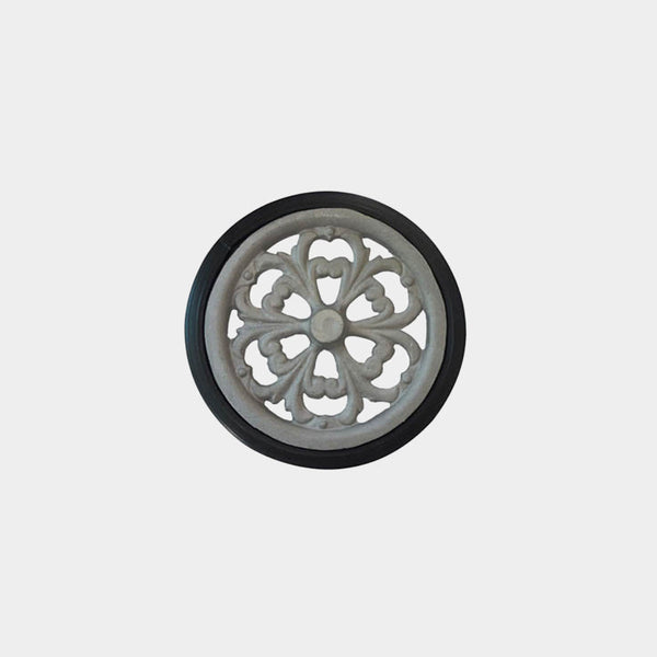 Cast Aluminum Hub & and Vinyl Tire Set (set of 2): 8" x 3/4" (7" rim dia.)| Item #: 30-913 hub-vinyl-tire-set-30-913 Vinyl Tires Sunniland Patio Parts Cast-Aluminum.jpg