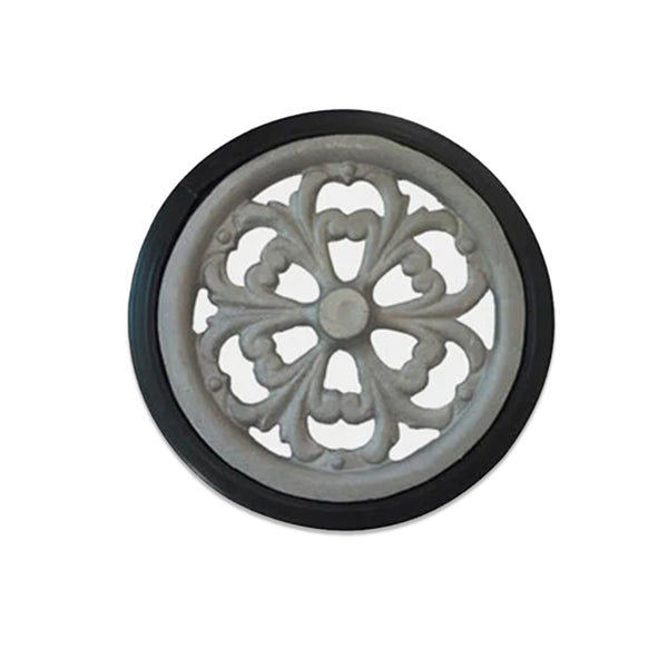 Cast Aluminum Hub & and Vinyl Tire Set (set of 2): 8" x 3/4" (7" rim dia.)| Item #: 30-913 hub-vinyl-tire-set-30-913 Vinyl Tires Sunniland Patio Parts CastAluminumHub_andVinylTireSet_setof2_8x34_7rimdia.jpg