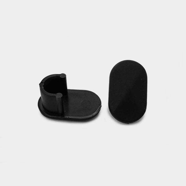 1-1/4" x 3/4" Oval Sling Insert | Black | Item 30-301B chair-end-caps-oval-sling-insert-black Caps, Glides & Inserts Sunniland Patio Parts End-Caps-Oval-Sling-Insert.jpg