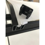 1" x 1" Telescope Square Sling FLAT Rail Insert | White | Item TEL-41W