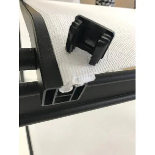 1" x 1" Telescope Square Sling FLAT Rail Insert | White | Item TEL-41W