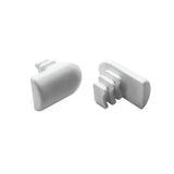 Half Oval Sling Insert For Agio Furniture | White | Item 30-316 half-oval-agio-furniture-insert Caps, Glides & Inserts Sunniland Patio Parts HalfOvalSlingInsertForAgioFurnitureWhiteItem.jpg