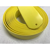 Jejavu 2" Wide Vinyl Strap for Patio Pool Lawn Garden Furniture 45' Roll to Make Your Own Replacement Straps -Plus 50 Free Fasteners! (203 Yellow)…