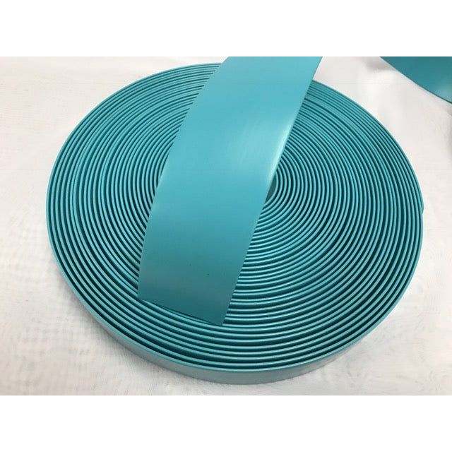 Jejavu 2" Wide Vinyl Strap for Patio Pool Lawn Garden Furniture 45' Roll to Make Your Own Replacement Straps -Plus 50 Free Fasteners! (214 Turquoise) copy-of-2-vinyl-strapping-50-foot-roll-item-v050-20 Vinyl Straps Sunniland Patio Parts IMG_4035.jpg