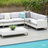 Lloyd Flanders Elements Corner Sectional with Loom Back