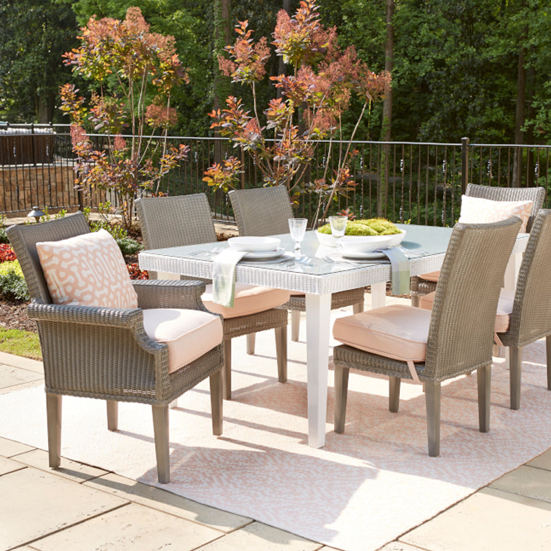 Lloyd Flanders Hamptons 73" Rectangular Dining Table