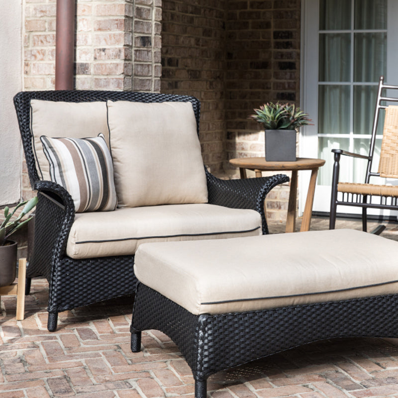 Lloyd Flanders Mandalay Chair and A Half