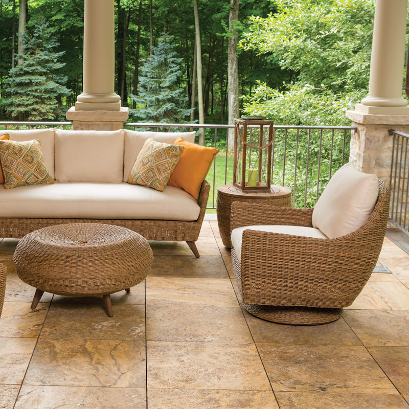 Lloyd Flanders Tobago Swivel Rocker Lounge Chair Sunniland Patio