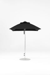 6.5 Ft Square Frankford Patio Umbrella | Pulley Lift Mechanism 6-5-ft-square-frankford-patio-umbrella-pulley-lift-matte-silver-frame-1 Frankford Umbrellas Frankford MSBrushedSilver-Black.jpg