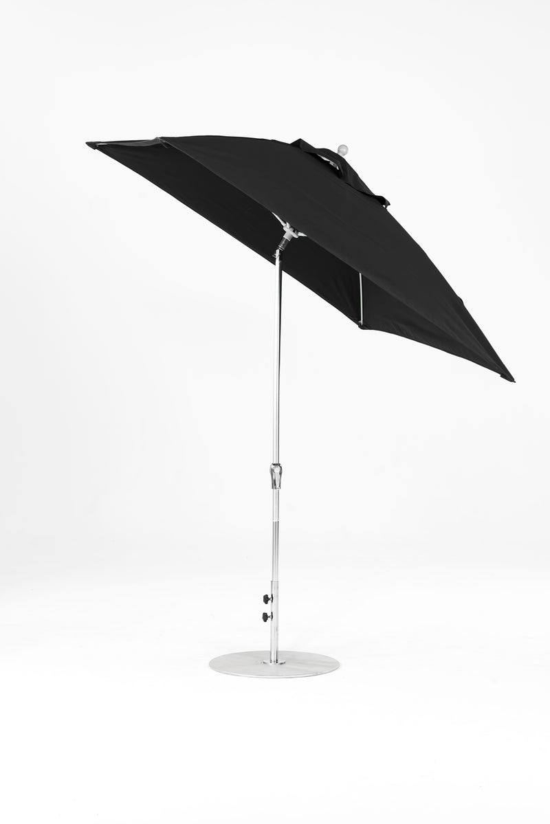 7.5 Ft Square Frankford Patio Umbrella | Crank Auto-Tilt Mechanism 7-5-ft-square-frankford-patio-umbrella-crank-auto-tilt-mechanism Frankford Umbrellas Frankford MSBrushedSilver-Black_2f680902-6c03-4c30-930c-023c1052e646.jpg