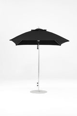 7.5 Ft Square Frankford Patio Umbrella | Pulley Lift Mechanism 7-5-ft-square-frankford-patio-umbrella-pulley-lift-mechanism Frankford Umbrellas Frankford MSBrushedSilver-Black_b47f7158-8774-43a7-a15e-57881d4f8b7c.jpg