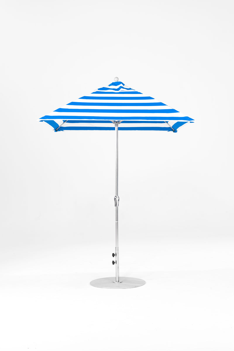 6.5 Ft Square Frankford Patio Umbrella | Crank Lift Mechanism 6-5-ft-square-frankford-patio-umbrella-crank-lift-mechanism Frankford Umbrellas Frankford MSBrushedSilver-BlueStripe_ee5691e9-c7c5-4642-943b-489d88bef33a.jpg