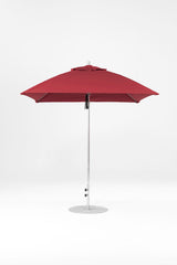 7.5 Ft Square Frankford Patio Umbrella | Pulley Lift Mechanism 7-5-ft-square-frankford-patio-umbrella-pulley-lift-mechanism Frankford Umbrellas Frankford MSBrushedSilver-Burgundy_3042e7e9-393f-45cd-839e-46755ac75cd4.jpg