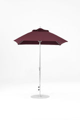 6.5 Ft Square Frankford Patio Umbrella | Crank Lift Mechanism 6-5-ft-square-frankford-patio-umbrella-crank-lift-mechanism Frankford Umbrellas Frankford MSBrushedSilver-Burgundy_39736914-70ce-4d2c-8682-1be62db727bd.jpg