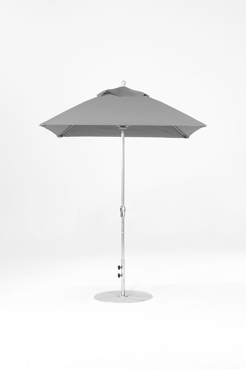 6.5 Ft Square Frankford Patio Umbrella | Crank Lift Mechanism 6-5-ft-square-frankford-patio-umbrella-crank-lift-mechanism Frankford Umbrellas Frankford MSBrushedSilver-CadetGray_1bdac05a-9663-4ae9-bd51-07ae66b1c81e.jpg