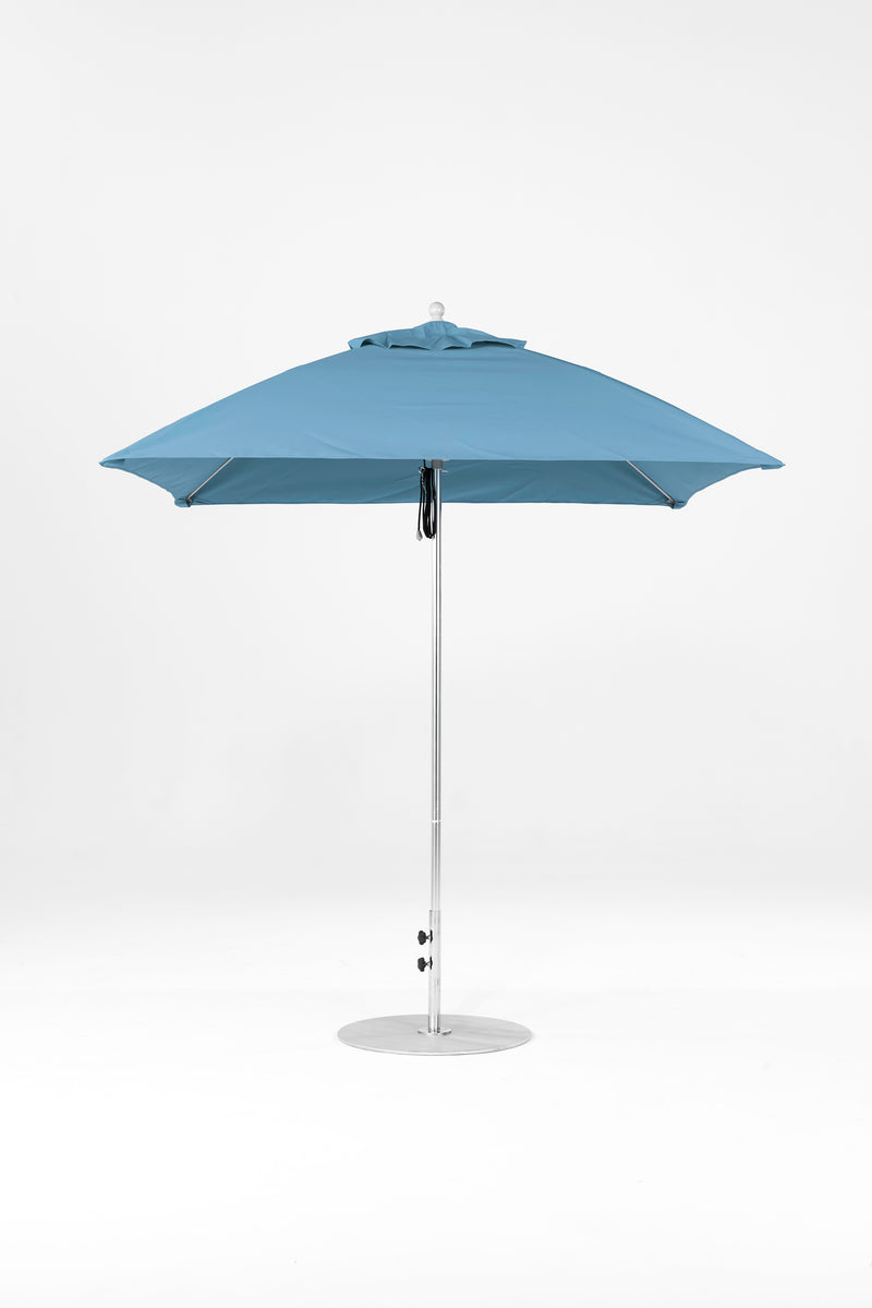 7.5 Ft Square Frankford Patio Umbrella | Pulley Lift Mechanism 7-5-ft-square-frankford-patio-umbrella-pulley-lift-mechanism Frankford Umbrellas Frankford MSBrushedSilver-Capri_0569c335-7937-44be-abd7-c3e7bed22605.jpg
