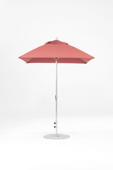 6.5 Ft Square Frankford Patio Umbrella | Crank Lift Mechanism 6-5-ft-square-frankford-patio-umbrella-crank-lift-mechanism Frankford Umbrellas Frankford MSBrushedSilver-Coral_16e38dc2-a604-40fb-9958-abd6dd47f197.jpg