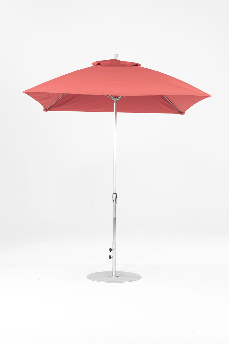 7.5 Ft Square Frankford Patio Umbrella | Crank Lift Mechanism 7-5-ft-square-frankford-patio-umbrella-crank-lift-mechanism Frankford Umbrellas Frankford MSBrushedSilver-Coral_63cbdca0-47a3-4e1a-a1c7-7ce4258a8540.jpg