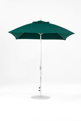 7.5 Ft Square Frankford Patio Umbrella | Crank Lift Mechanism 7-5-ft-square-frankford-patio-umbrella-crank-lift-mechanism Frankford Umbrellas Frankford MSBrushedSilver-ForestGreen_0823f56a-1161-41be-b6a5-f198e2aa0cd2.jpg