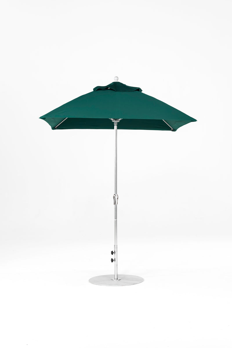 6.5 Ft Square Frankford Patio Umbrella | Crank Lift Mechanism 6-5-ft-square-frankford-patio-umbrella-crank-lift-mechanism Frankford Umbrellas Frankford MSBrushedSilver-ForestGreen_758c79f7-5e3c-47d0-a2aa-967d401bdf40.jpg