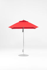 6.5 Ft Square Frankford Patio Umbrella | Pulley Lift Mechanism 6-5-ft-square-frankford-patio-umbrella-pulley-lift-matte-silver-frame-1 Frankford Umbrellas Frankford MSBrushedSilver-LogoRed_b4447caf-8e5c-4867-9f17-3189435ace97.jpg