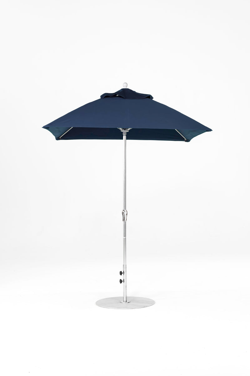 6.5 Ft Square Frankford Patio Umbrella | Crank Lift Mechanism 6-5-ft-square-frankford-patio-umbrella-crank-lift-mechanism Frankford Umbrellas Frankford MSBrushedSilver-NavyBlue_0cf753d8-2fb7-4e84-a749-62bef8e268f6.jpg