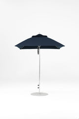 6.5 Ft Square Frankford Patio Umbrella | Pulley Lift Mechanism 6-5-ft-square-frankford-patio-umbrella-pulley-lift-matte-silver-frame-1 Frankford Umbrellas Frankford MSBrushedSilver-NavyBlue.jpg