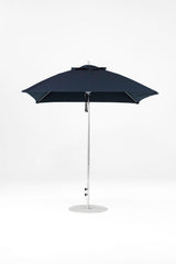 7.5 Ft Square Frankford Patio Umbrella | Pulley Lift Mechanism 7-5-ft-square-frankford-patio-umbrella-pulley-lift-mechanism Frankford Umbrellas Frankford MSBrushedSilver-NavyBlue_f3c45458-5d45-4e37-a709-91493927f915.jpg
