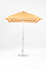 7.5 Ft Square Frankford Patio Umbrella | Crank Lift Mechanism 7-5-ft-square-frankford-patio-umbrella-crank-lift-mechanism Frankford Umbrellas Frankford MSBrushedSilver-OrangeStripe_db0505ed-1190-4021-b120-fb6830fa8b0b.jpg