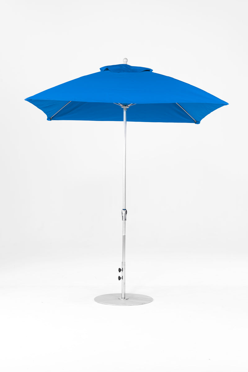 7.5 Ft Square Frankford Patio Umbrella | Crank Lift Mechanism 7-5-ft-square-frankford-patio-umbrella-crank-lift-mechanism Frankford Umbrellas Frankford MSBrushedSilver-PacificBlue_6d52369d-f4da-4524-80c1-37d79082b4d7.jpg