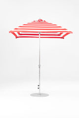 7.5 Ft Square Frankford Patio Umbrella | Crank Lift Mechanism 7-5-ft-square-frankford-patio-umbrella-crank-lift-mechanism Frankford Umbrellas Frankford MSBrushedSilver-RedStripe_884309fc-5cae-4670-8e36-85ab3ddee6eb.jpg