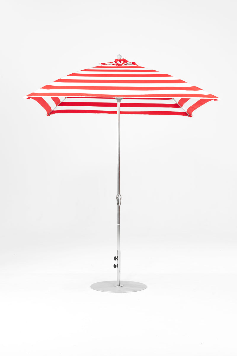 7.5 Ft Square Frankford Patio Umbrella | Crank Lift Mechanism 7-5-ft-square-frankford-patio-umbrella-crank-lift-mechanism Frankford Umbrellas Frankford MSBrushedSilver-RedStripe_884309fc-5cae-4670-8e36-85ab3ddee6eb.jpg