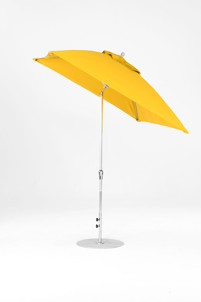 7.5 Ft Square Frankford Patio Umbrella | Crank Auto-Tilt Mechanism 7-5-ft-square-frankford-patio-umbrella-crank-auto-tilt-mechanism Frankford Umbrellas Frankford MSBrushedSilver-Sunflower_7630daa3-6f2d-465f-b786-e927ab7bc0bf.jpg