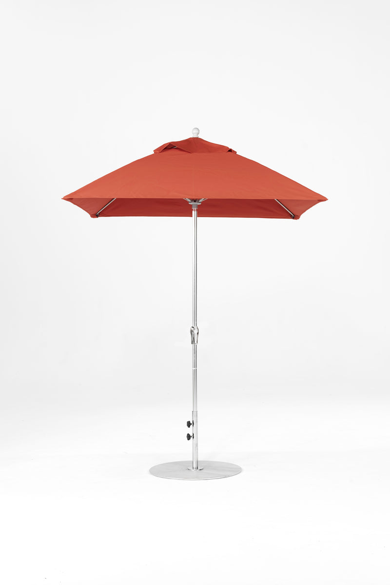 6.5 Ft Square Frankford Patio Umbrella | Crank Lift Mechanism 6-5-ft-square-frankford-patio-umbrella-crank-lift-mechanism Frankford Umbrellas Frankford MSBrushedSilver-Terracotta_ef83cdba-1d32-46e0-b783-77690de299e3.jpg