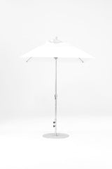 6.5 Ft Square Frankford Patio Umbrella | Crank Lift Mechanism 6-5-ft-square-frankford-patio-umbrella-crank-lift-mechanism Frankford Umbrellas Frankford MSBrushedSilver-White_5bb020a8-45ab-4a26-bb03-b2dab0aacc89.jpg