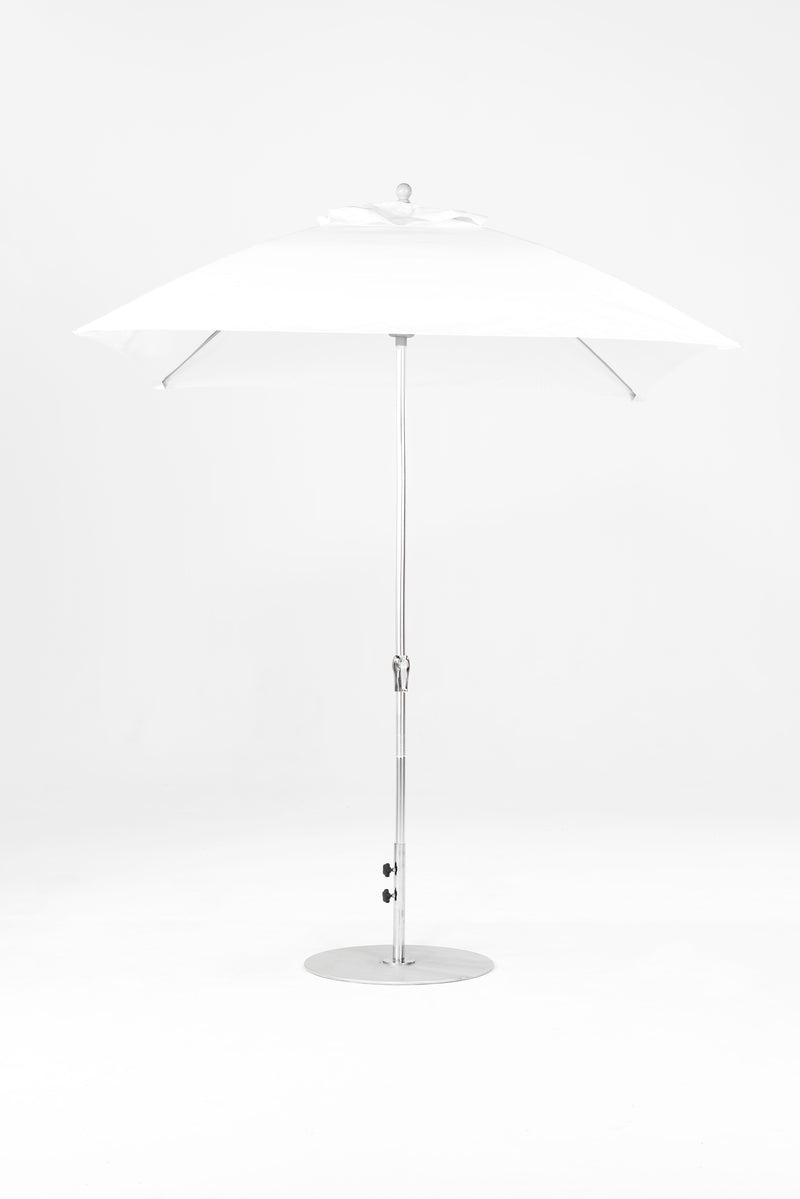 7.5 Ft Square Frankford Patio Umbrella | Crank Lift Mechanism 7-5-ft-square-frankford-patio-umbrella-crank-lift-mechanism Frankford Umbrellas Frankford MSBrushedSilver-White_fd1fde18-4411-41f1-acf0-ec5ffa1de7af.jpg