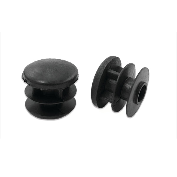 3/4" Multi-Gauge Round Chair Leg Insert | Black | Item 30-617B multi-gauge-chair-leg-inserts-30-617b Caps, Glides & Inserts Sunniland Patio Parts Multi-GaugeRoundChairLegInsertBlackItem30-617B.jpg