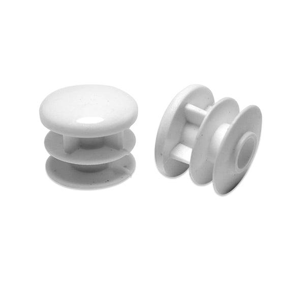 3/4" Multi-Gauge Round Chair Leg Insert | White | Item 30-617 multi-gauge-chair-leg-inserts-30-617 Caps, Glides & Inserts Sunniland Patio Parts Multi-GaugeRoundChairLegInsertWhiteItem30617.jpg