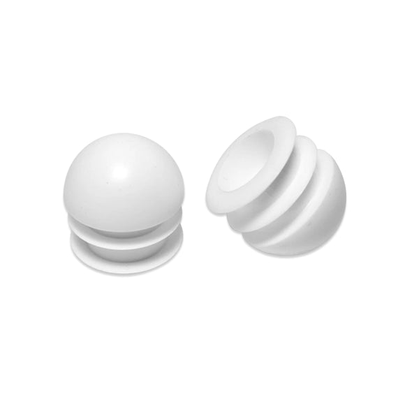 1-1/4" Multi-Gauge Ball Chair Leg Insert | White | Item 30-619 multi-gauge-chair-leg-inserts-30-619 Caps, Glides & Inserts Sunniland Patio Parts MultiGaugeBallChairLegInsertWhiteItem30619.jpg