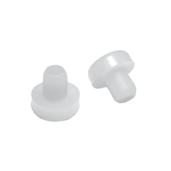 1/2" Nylon Stem Bumper | White | Item 30-736 stem-bumper-patio-furniture-30-736 Caps, Glides & Inserts Sunniland Patio Parts NylonStemBumperWhiteItem30-7361.jpg