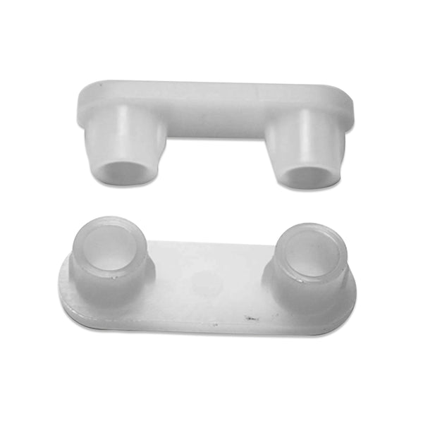 Oval Shaped Insert | White | Item 30-625 oval-glide-insert-patio-furniture-30-625 Caps, Glides & Inserts Sunniland Patio Parts OvalShapedInsertWhiteItem30-625.jpg