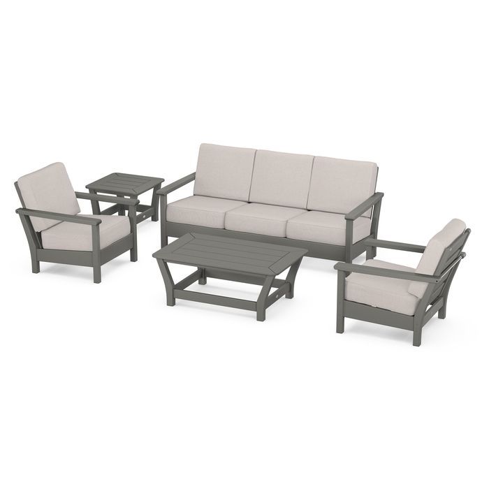 Polywood Harbour 5-Piece Deep Seating Set polywood-harbour-5-piece-deep-seating-set Sunniland Patio - Patio Furniture in Boca Raton PWS337-2-GY.jpg