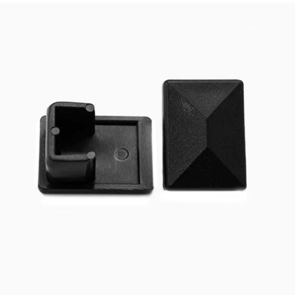 1" x 3/4" Rectangular Sling Insert | Black | Item 30-304B furniture-end-caps-sling-inserts-30-304b Caps, Glides & Inserts Sunniland Patio Parts RectangularSlingInsertBlackItem30304B.jpg