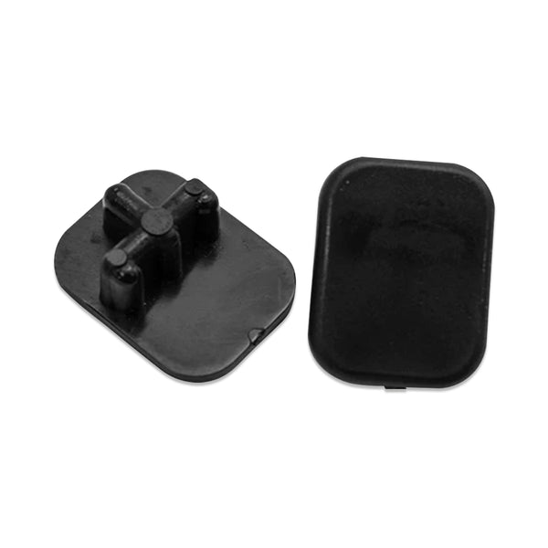 7/8" W x 1-1/8" L -Rectangular Sling Insert | Black | Item 30-315B chair-end-caps-rectangular-sling-insert-30-315b Caps, Glides & Inserts Sunniland Patio Parts RectangularSlingInsertBlack.jpg